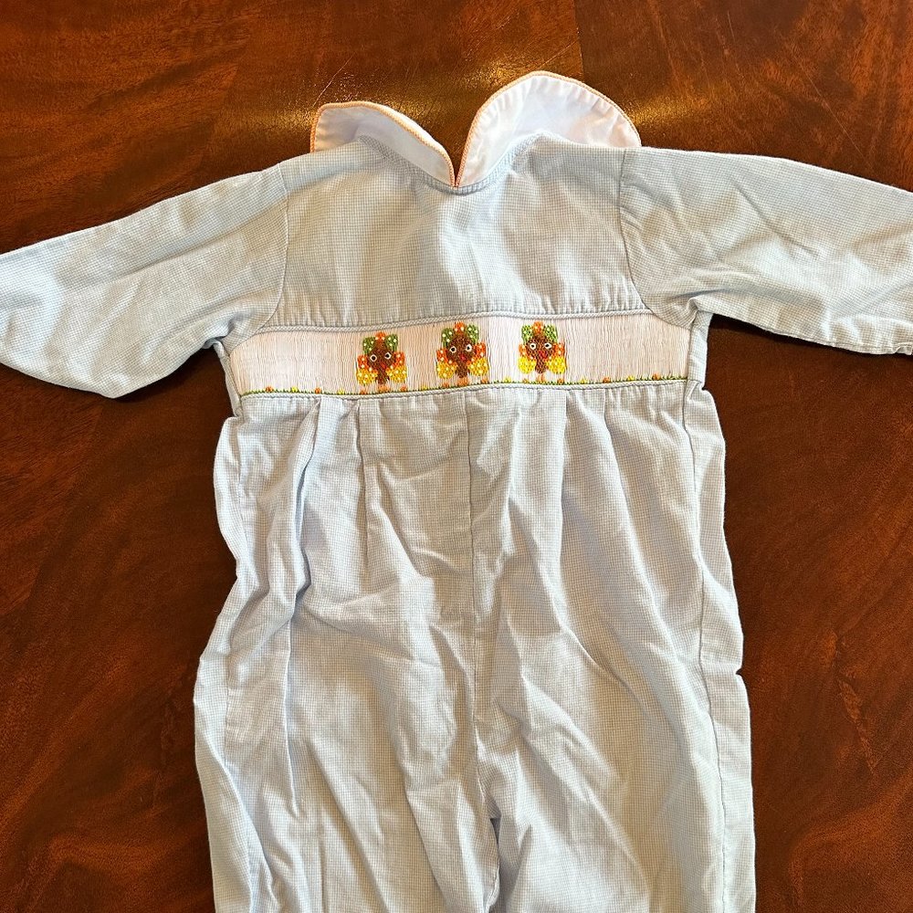 3M Thanksgiving Smocked longall.